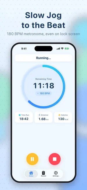 Slow Jogging Cadence Metronome screenshot 1