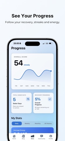 Veya: Quit Drinking Tracker Screenshot 3 of 4
