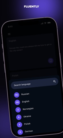 FluentlyApp iPhone screenshot