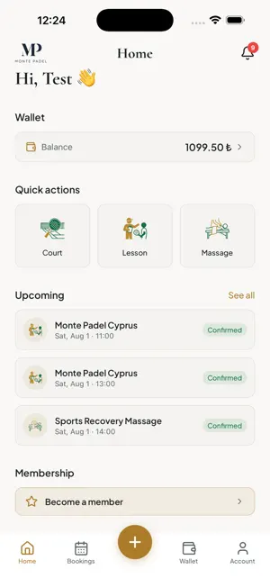 Monte Padel Cyprus screenshot 2