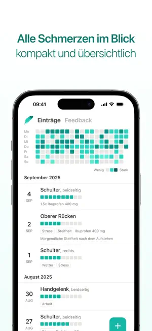 Schmerztagebuch Plus screenshot 1