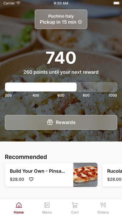 Pochino Italy app screenshot