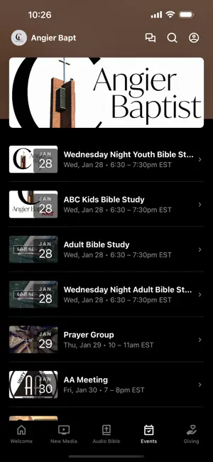 Angier Baptist Church screenshot 3
