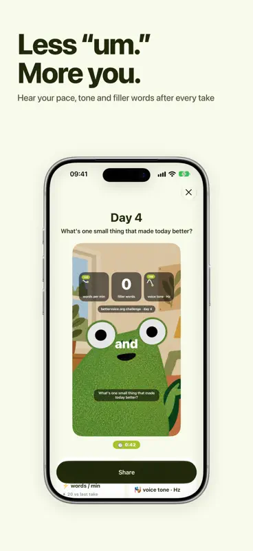 Better Voice: AI Speech Coach screenshot 4 of 7