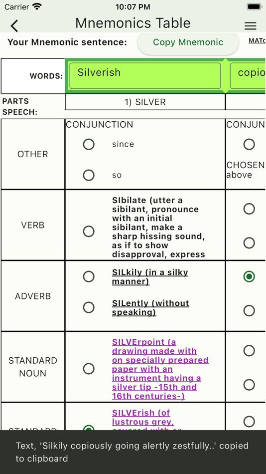#6. Mnemonics Maker (iOS) By: Keith Harryman