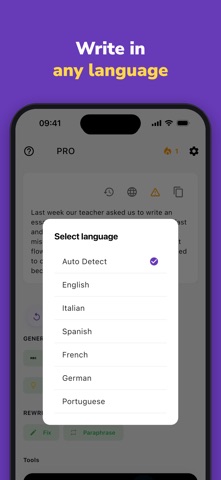 AI Grammar & Paraphrase Tool Screenshot 2 of 6