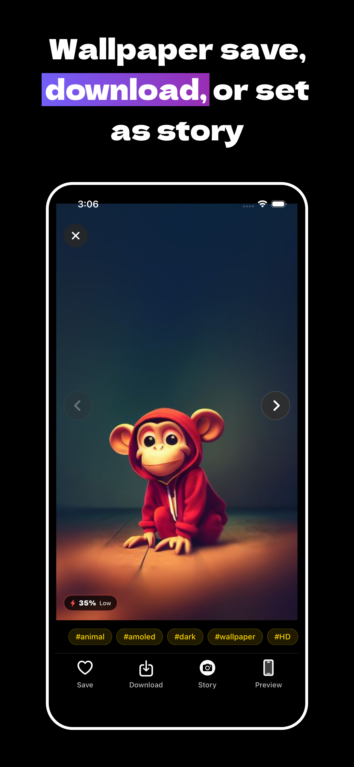 AMOLED Wallpapers-Black & Dark screenshot 6