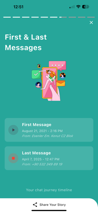 Chat Summary - Lover Analysis Screenshot 2 of 8