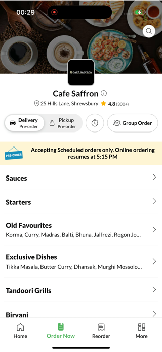 Cafe saffron Screenshot 2 of 4