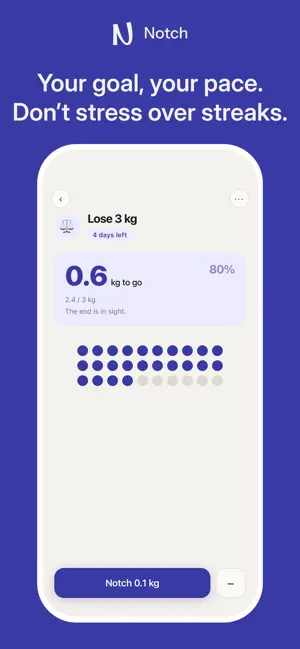 Notch: Goal Tracker & Dot Grid screenshot 2