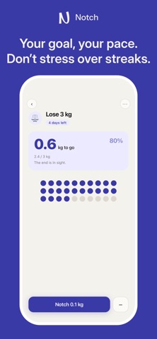 Notch: Goal Tracker & Dot Grid Screenshot 2 of 6