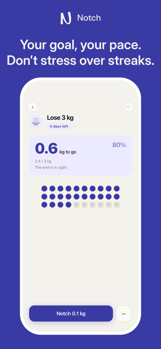 Notch: Goal Tracker & Dot Grid Screenshot 2 of 6