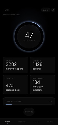 Husk - Nicotine Tracker Screenshot 3 of 3