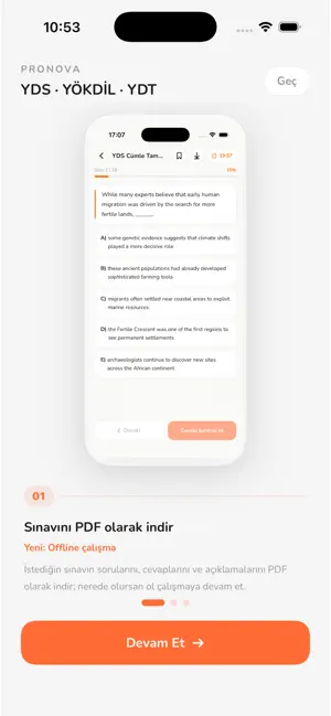 Pronova: YDS YOKDIL YDT screenshot 1