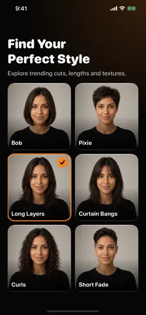 Try on Hairstyles screenshot 3