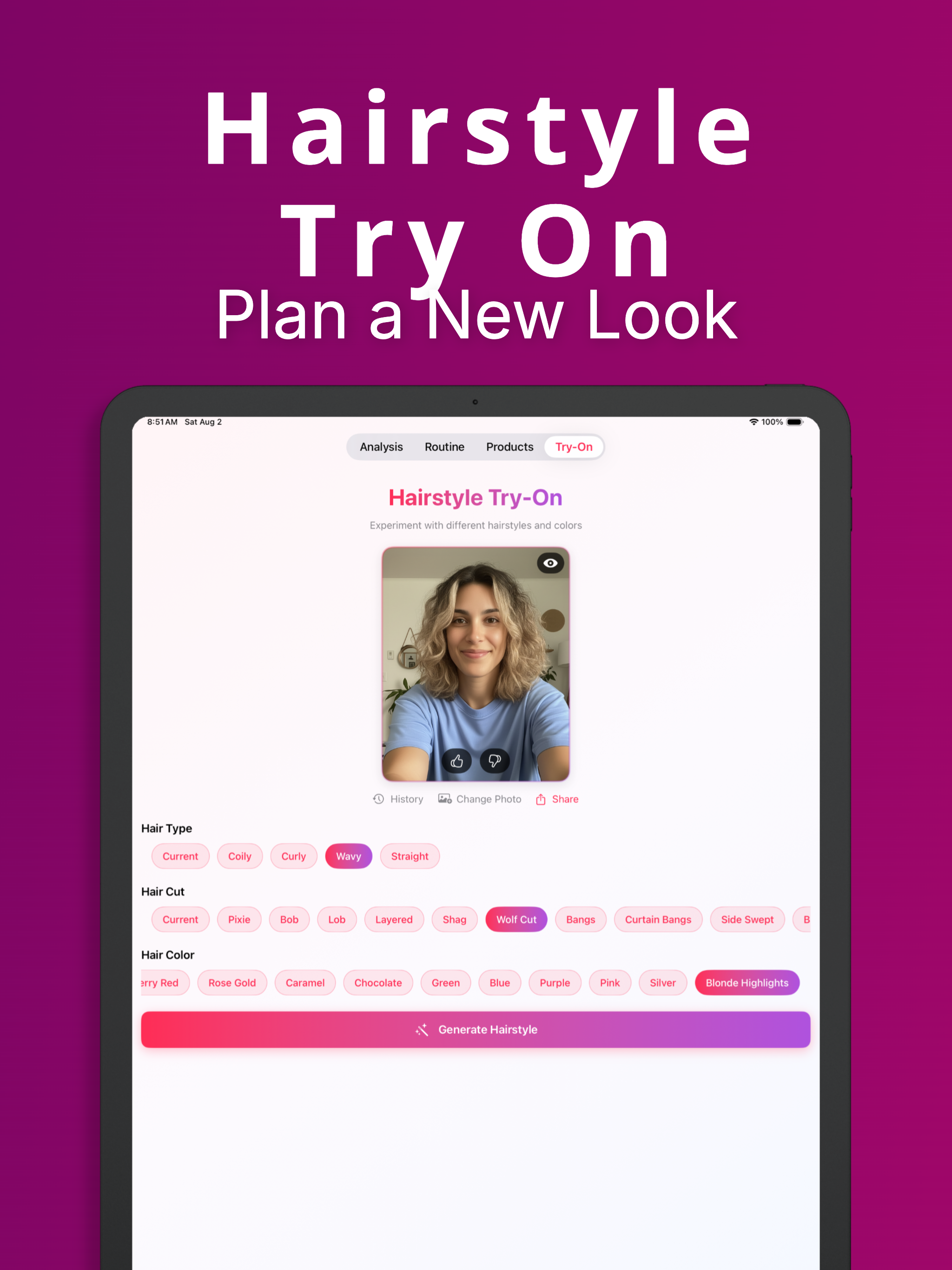 Curly Hair Scanner & Care Plan
