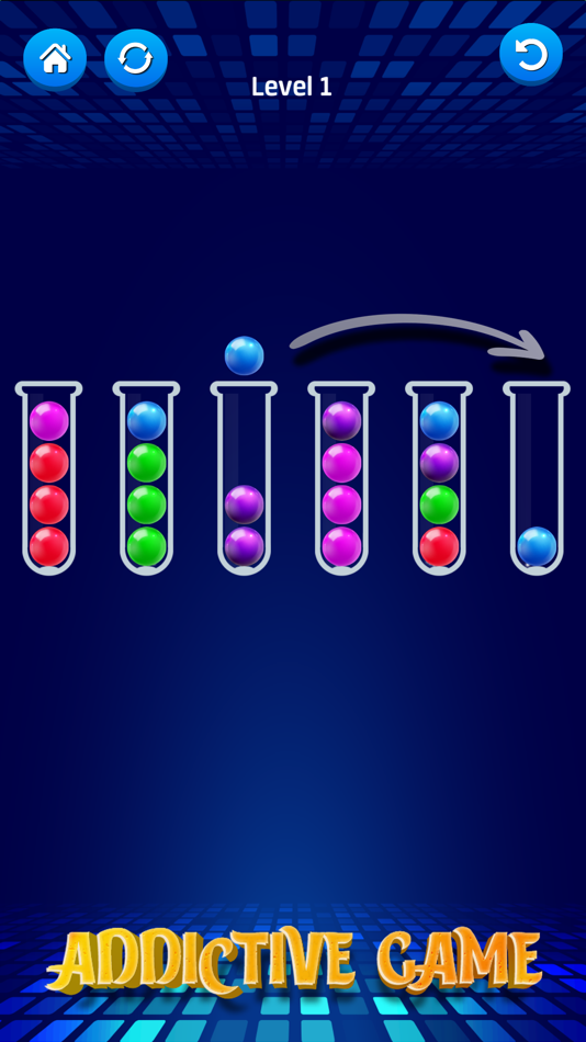 #6. Ball Puzzle: Sort Color Balls (iOS) By: Nguyen Thanh Nam