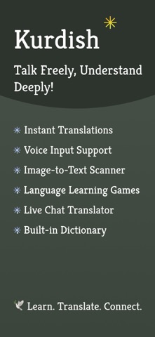 English Kurdish Translator + app screenshot