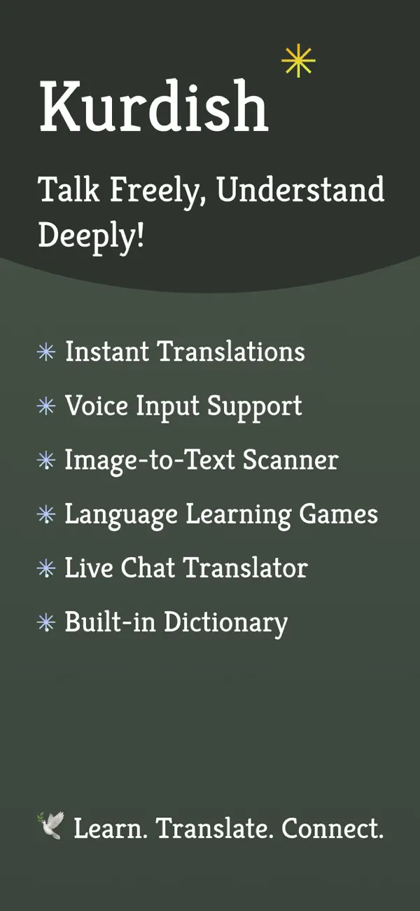 Screenshot #1 pour English to Kurdish Translator