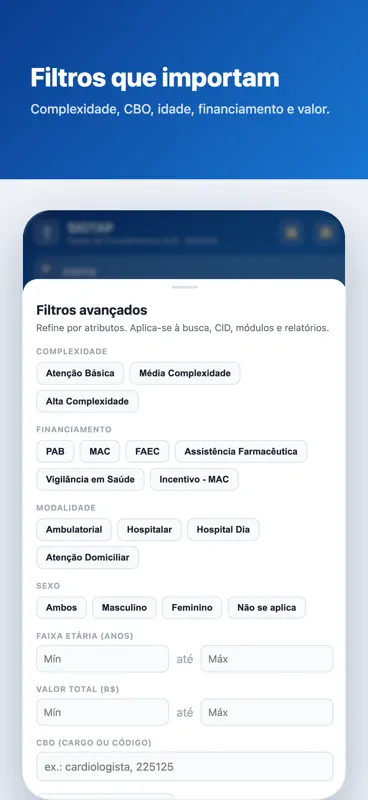 SIGTAP - Procedimentos SUS screenshot 3 of 10