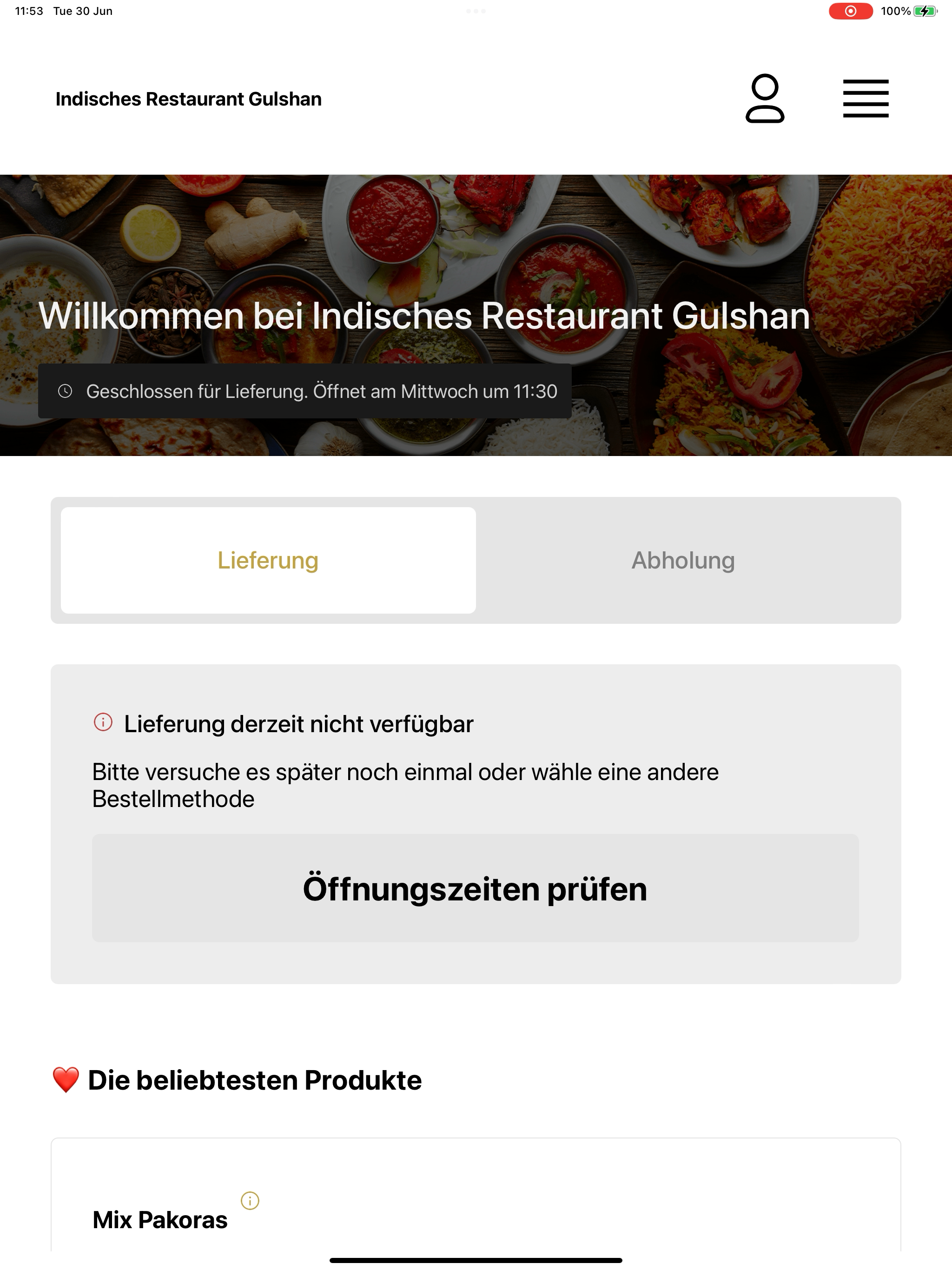 Indisches Restaurant Gulshan screenshot 6