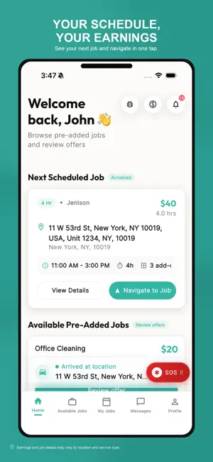 AMAID Cleaner: Clean & Earn screenshot 2