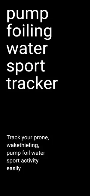 foilr - water sport tracker screenshot 1
