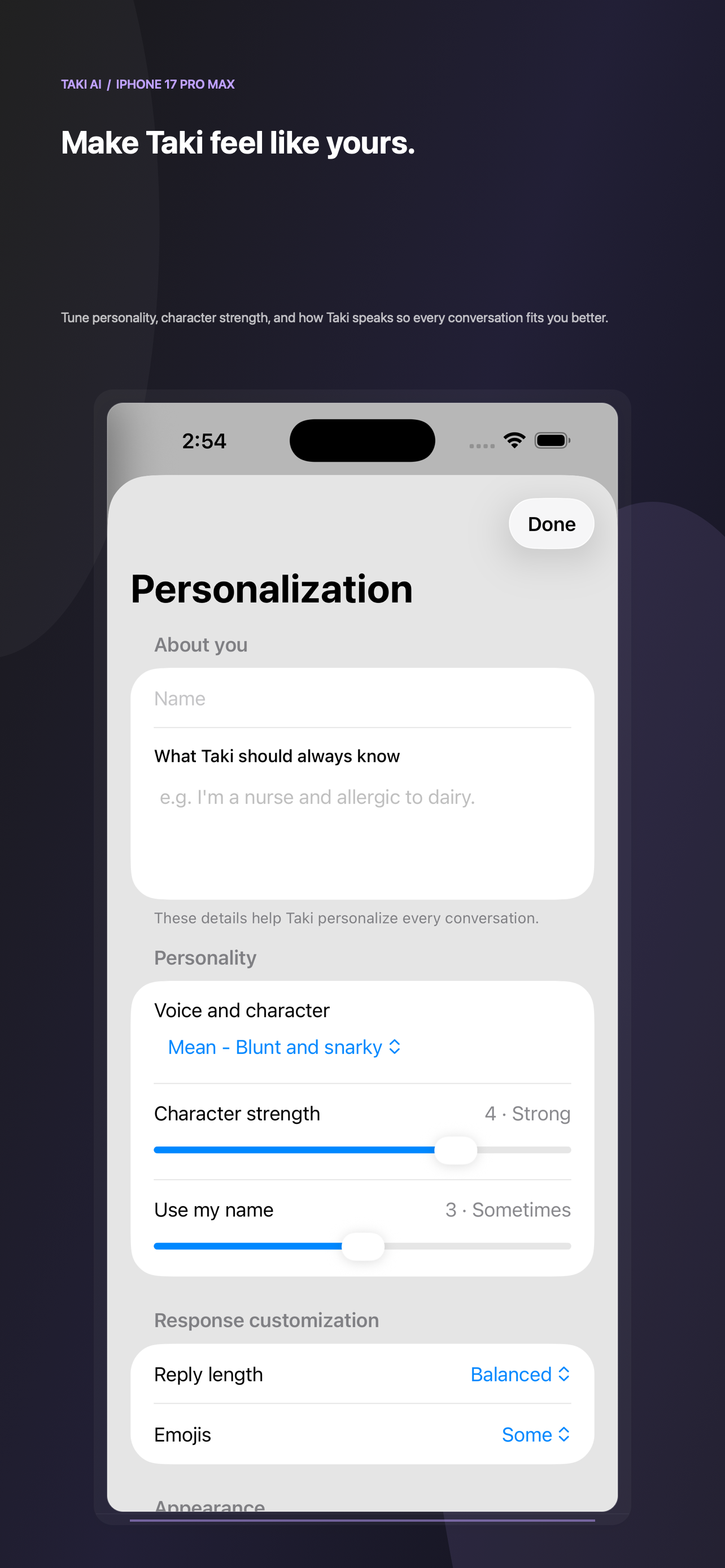 Taki AI Assistant screenshot 2