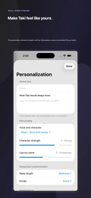 Taki AI Assistant screenshot 2