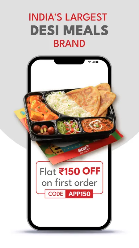 BOX8: Food Delivery App screenshot 1 of 8