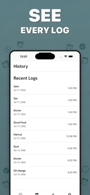 Lastimo: Last Time Tracker screenshot 3