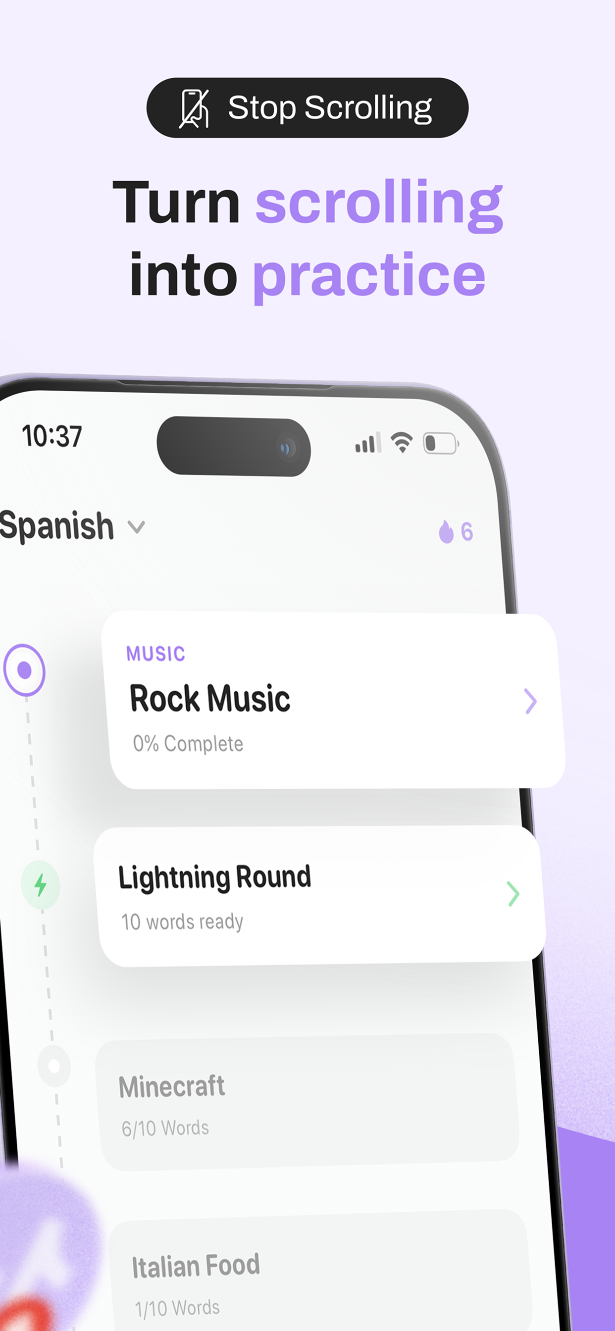 Langwish: Learn to Unlock Apps screenshot 2