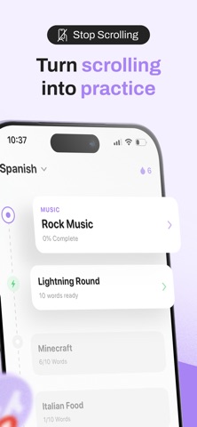 Langwish: Learn to Unlock Apps Screenshot 2 of 8