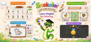 Learn English by Coloring screenshot 1