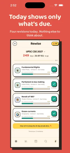 Rewise: Spaced Repetition screenshot 1