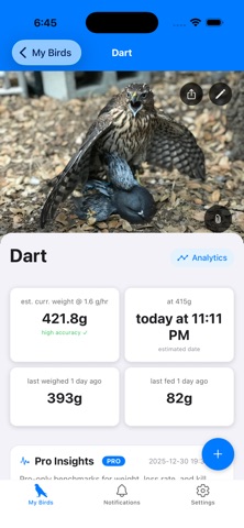 Falconry Journal Pro Screenshot 1 of 3