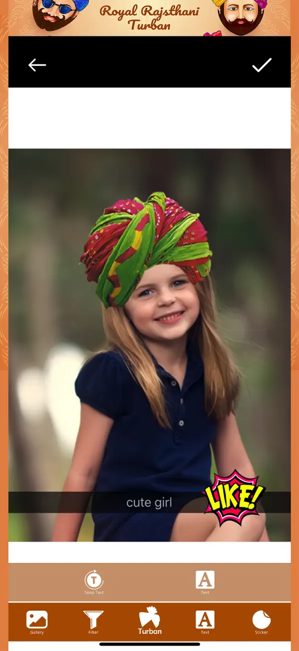 Screenshot #1 pour Royal Rajasthani Safa - Camera