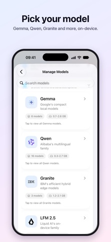 Own AI: Local LLM Screenshot 2 of 10