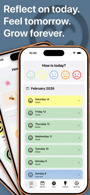 Reflect: Feelings Tracker screenshot 1