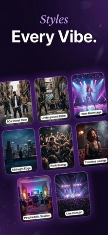 Visual - AI Music Video iPhone screenshot