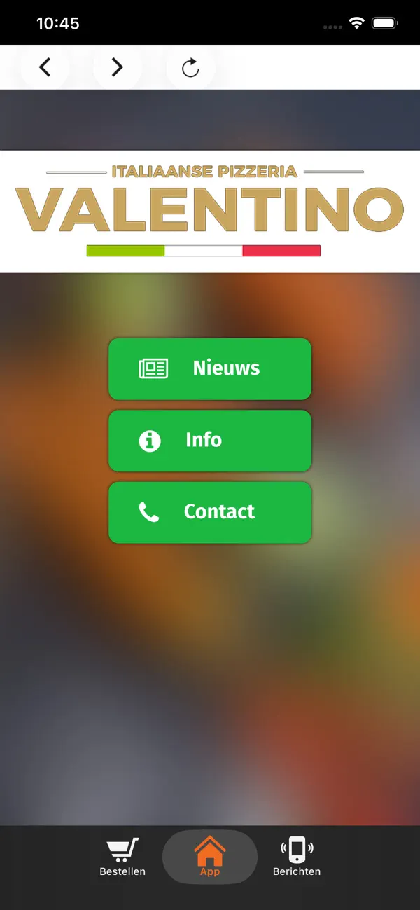 Screenshot #1 pour Pizzeria Valentino Haarlem