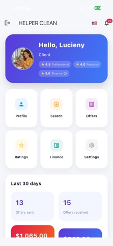 HelperClean iPhone screenshot