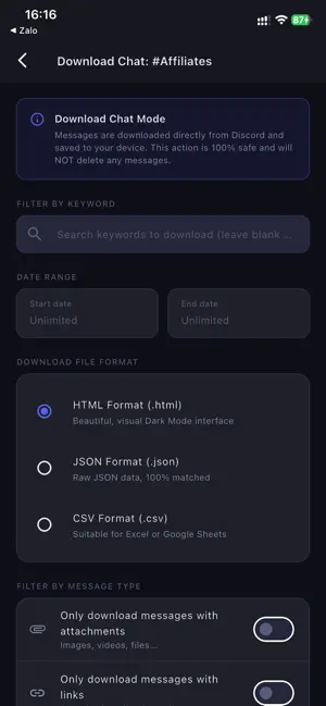 CleanCord - Delete Messages screenshot 3