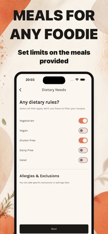 MealMan: Weekly Meal Planner Screenshot 3 of 5
