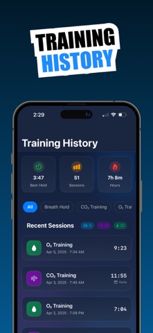 Stamina Apnea Trainer: ApneaX screenshot