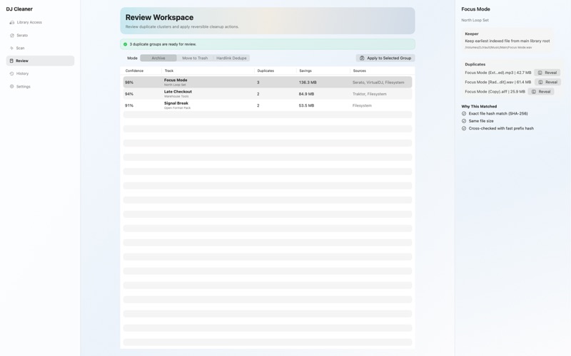 DJ Duplicate Cleaner screenshot 3