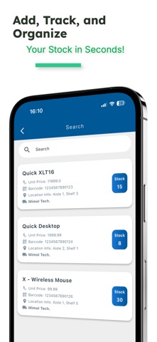 Quick Stock: Inventory Manager Screenshot 2 of 5