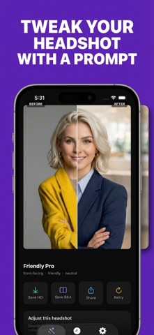 AI Headshot: Business Profile screenshot