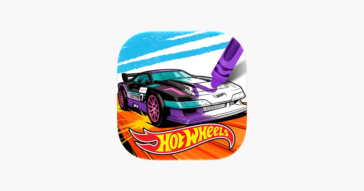 ‎Hot Wheels Coloring Game App - App Store