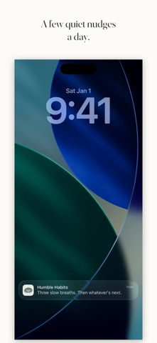 Humble Habits: Quiet Reminders screenshot 1